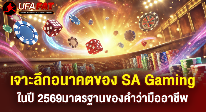 เจาะลึกอนาคตของ SA Gaming ในปี 2569มาตรฐานของคำว่ามืออาชีพ